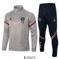 PSG x Jordan Veste Grey Spots + Pantalon Navy 2021/2022
