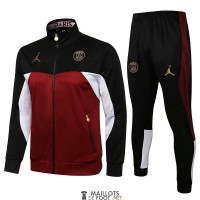 PSG x Jordan Veste Red White Black + Pantalon Black 2021/2022