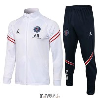 PSG x Jordan Veste White I + Pantalon Navy 2021/2022