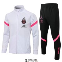 PSG x Jordan Veste White II+ Pantalon Black 2021/2022