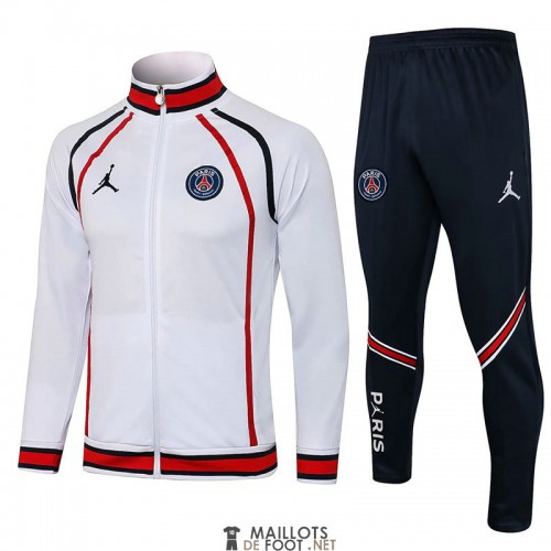 PSG x Jordan Veste White III + Pantalon Navy 2021/2022