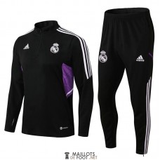 Real Madrid Sweat Entrainement Black I + Pantalon Black I 2022/2023