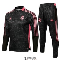 Real Madrid Sweat Entrainement Black Pink + Pantalon 2021/2022