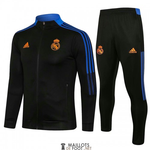 Real Madrid Veste Black II + Pantalon Black II 2021/2022