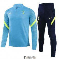 Tottenham Hotspur Sweat Entrainement Blue III + Pantalon 2021/2022