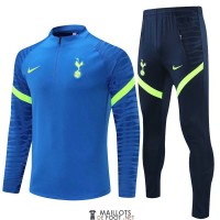 Tottenham Hotspur Sweat Entrainement Blue + Pantalon Blue 2021/2022
