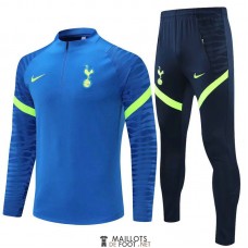 Tottenham Hotspur Sweat Entrainement Blue + Pantalon Blue 2021/2022