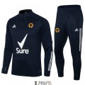 Wolves Sweat Entrainement Navy + Pantalon Navy 2021/2022