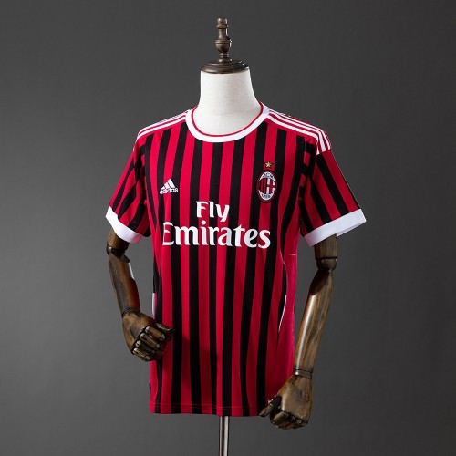 Maillot AC Milan Retro Domicile 2011/2012 Maillot AC Milan Retro Domicile 2011/2012