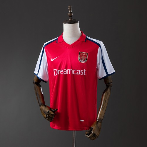 Maillot Arsenal Retro Domicile 2001/2002 Maillot Arsenal Retro Domicile 2001/2002