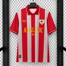 Maillot Athletic Bilbao Lifestyle Red White 2026/2027