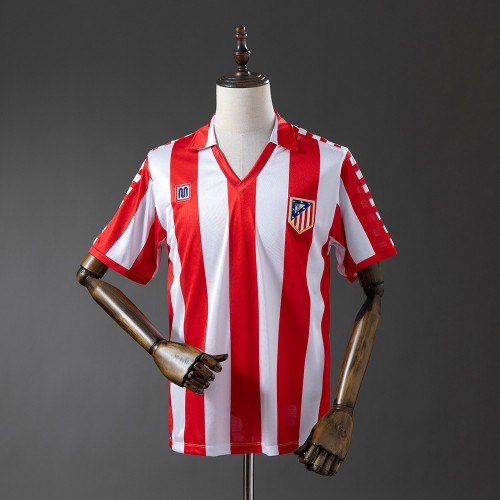 Maillot Atletico De Madrid Retro Domicile 1981/1983 Maillot Atletico De Madrid Retro Domicile 1981/1983