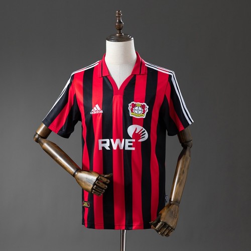 Maillot Bayer Leverkusen Retro Domicile 2001/2002 Maillot Bayer Leverkusen Retro Domicile 2001/2002
