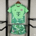Maillot Bayern Munich Enfant Gardien De But Green 2026/2027 Maillot Bayern Munich Enfant Gardien De But Green 2026/2027