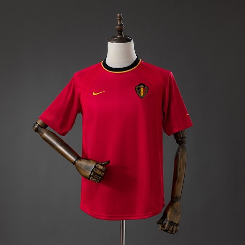 Maillot Belgique Retro Domicile 2000/2001 Maillot Belgique Retro Domicile 2000/2001