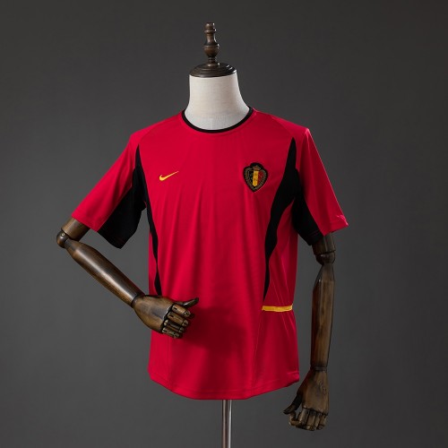 Maillot Belgique Retro Domicile 2002/2003 Maillot Belgique Retro Domicile 2002/2003