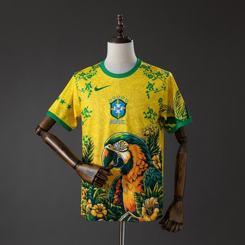 Maillot Bresil Special Edition Parrot Yellow 2026/2027 Maillot Bresil Special Edition Parrot Yellow 2026/2027