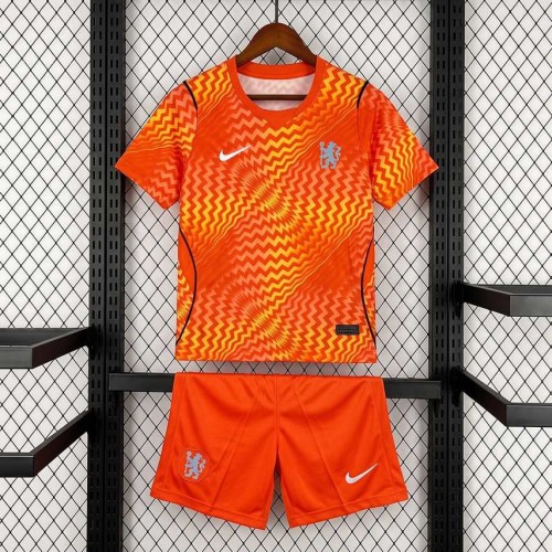 Maillot Chelsea Enfant Gardien De But Orange 2026/2027 Maillot Chelsea Enfant Gardien De But Orange 2026/2027