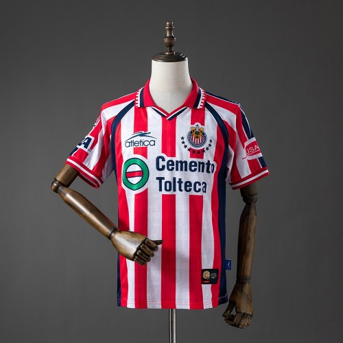 Maillot Chivas Guadalajara Retro Domicile 1999/2000 Maillot Chivas Guadalajara Retro Domicile 1999/2000