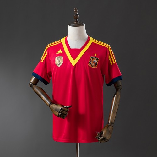 Maillot Espagne Retro Domicile 2013 Maillot Espagne Retro Domicile 2013