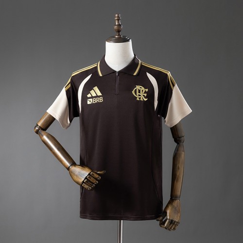 Maillot Flamengo Polo Brown 2026/2027 Maillot Flamengo Polo Brown 2026/2027