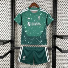 Maillot Liverpool Enfant Gardien De But Green 2026/2027