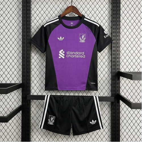 Maillot Liverpool Enfant Gardien De But Purple 2026/2027 Maillot Liverpool Enfant Gardien De But Purple 2026/2027