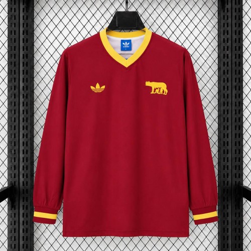 Maillot Manches Longues AS Roma Centenary Retro 2026/2027 Maillot Manches Longues AS Roma Centenary Retro 2026/2027