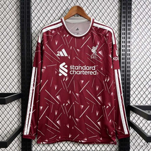 Maillot Manches Longues Liverpool Domicile 2026/2027 Maillot Manches Longues Liverpool Domicile 2026/2027