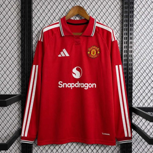 Maillot Manches Longues Manchester United Domicile 2026/2027 Maillot Manches Longues Manchester United Domicile 2026/2027