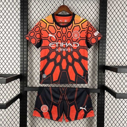 Maillot Manchester City Enfant Gardien De But Orange 2026/2027 Maillot Manchester City Enfant Gardien De But Orange 2026/2027