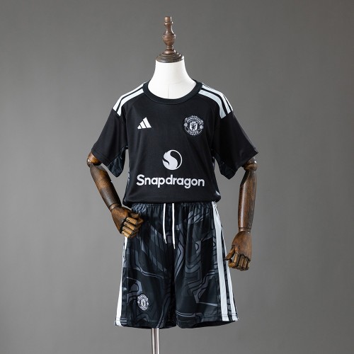 Maillot Manchester United Enfant Gardien De But Black 2026/2027 Maillot Manchester United Enfant Gardien De But Black 2026/2027