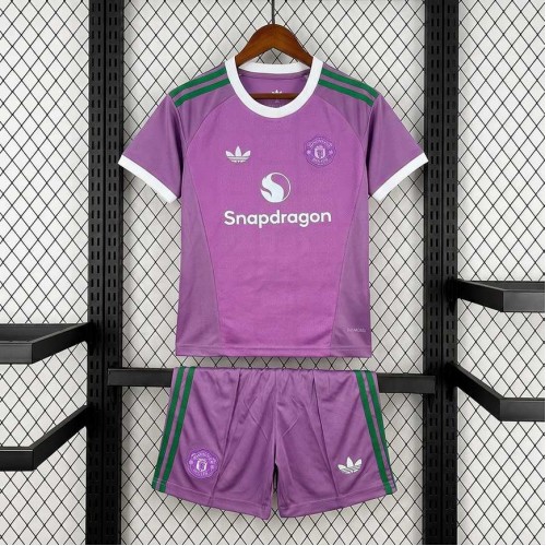 Maillot Manchester United Enfant Gardien De But Pink 2026/2027 Maillot Manchester United Enfant Gardien De But Pink 2026/2027