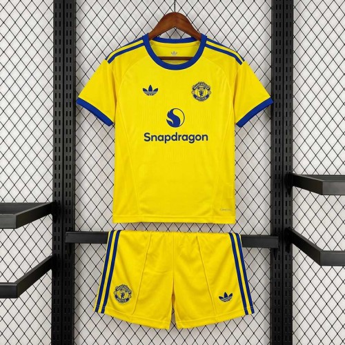 Maillot Manchester United Enfant Gardien De But Yellow 2026/2027 Maillot Manchester United Enfant Gardien De But Yellow 2026/2027