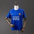 Maillot Manchester United Retro Gardien De But Blue 2007/2008 Maillot Manchester United Retro Gardien De But Blue 2007/2008