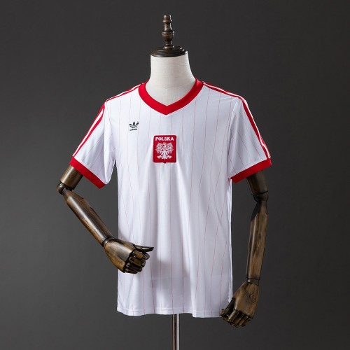 acheter Maillot Pologne Retro Domicile 1982/1984 acheter Maillot Pologne Retro Domicile 1982/1984