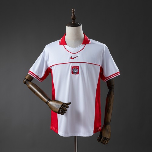 Maillot Pologne Retro Domicile 1997/1998 Maillot Pologne Retro Domicile 1997/1998