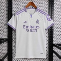 Maillot Real Madrid Trefoil White Purple 2026/2027