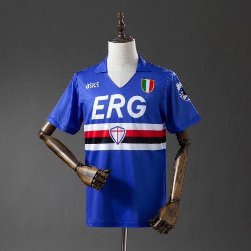 Maillot Sampdoria Retro Domicile 1990/1992 Maillot Sampdoria Retro Domicile 1990/1992