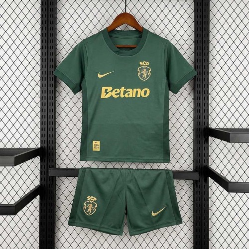 Maillot Sporting CP Enfant 120th Anniversary Green 2026/2027 Maillot Sporting CP Enfant 120th Anniversary Green 2026/2027
