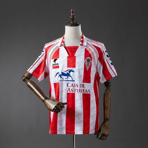 Maillot Sporting Gijon Retro Domicile 1995/1996 Maillot Sporting Gijon Retro Domicile 1995/1996