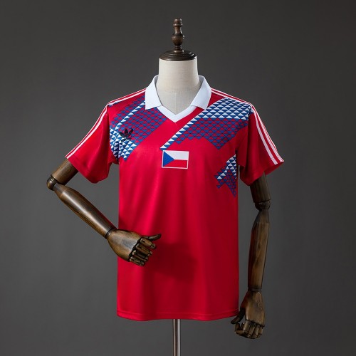 Maillot Tchecoslovaquie Retro Domicile 1990/1991 Maillot Tchecoslovaquie Retro Domicile 1990/1991
